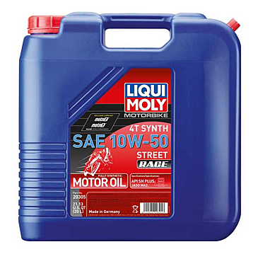 10W-50 FULL SYNTHETIC STREET RACE MOTOR OIL
