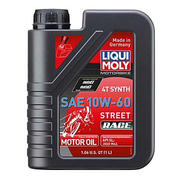 10W60 FULL SYNETHETIC STREET RACE MOTOR OIL