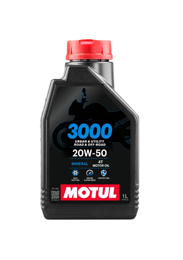 MOTUL 3000 20W50 4L MOTOR OIL