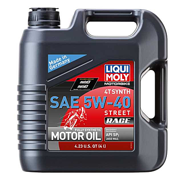 5W40 FULL SYNTHETIC STREET RACE MOTOR OIL