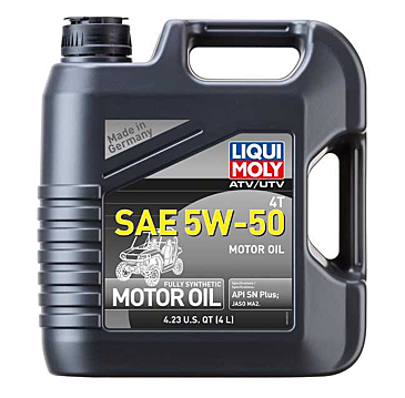 LIQUI MOLY 5W50 FULL SYNTHETIC ATV/UTV MOTOR OIL