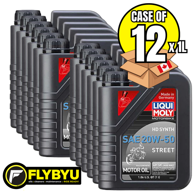 LIQUI MOLY 20W50 HD FULL SYNTHETIC STREET MOTOR OIL