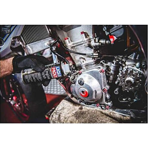 MOTORCYCLE ENGINE FLUSH