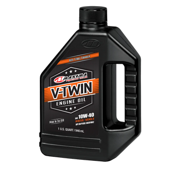 A 946ml bottle of Maxima Racing V-twin 10W40 Mineral Engine Oil 