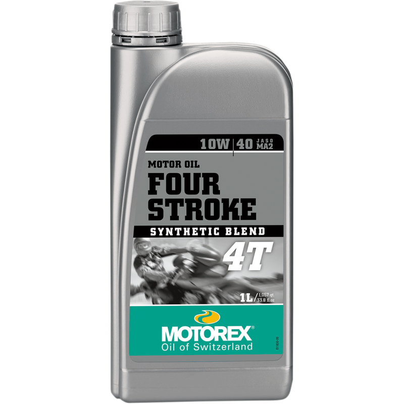 Motorex four stroke synthetic blend 10W40 motor oil 1L bottle