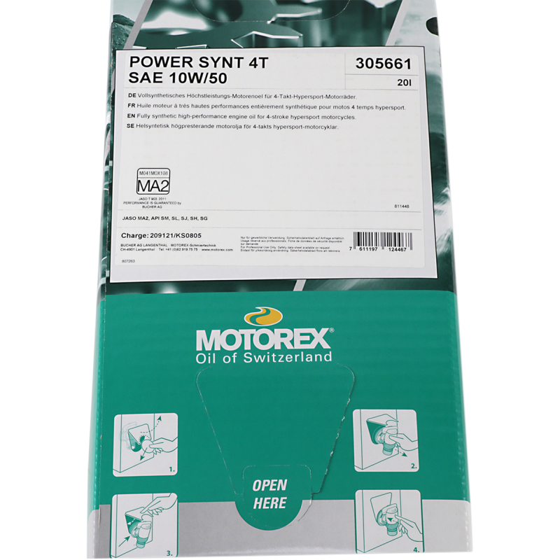 Motorex 4T Power Synt 5W40/10W50/10W60