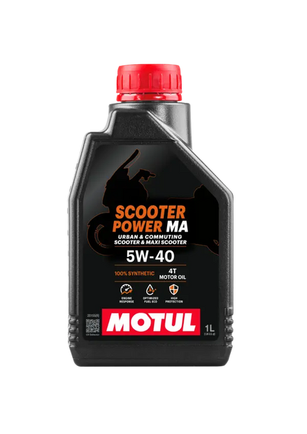 SCOOTER POWER 5W40 FULL SYNTHETIC MOTOR OIL