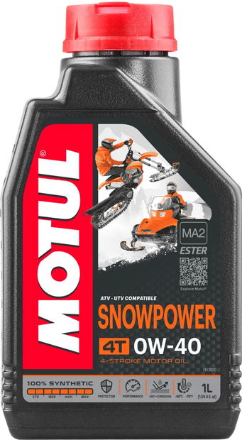 SNOWPOWER 0W40 FULL SYNTHETIC MOTOR OIL