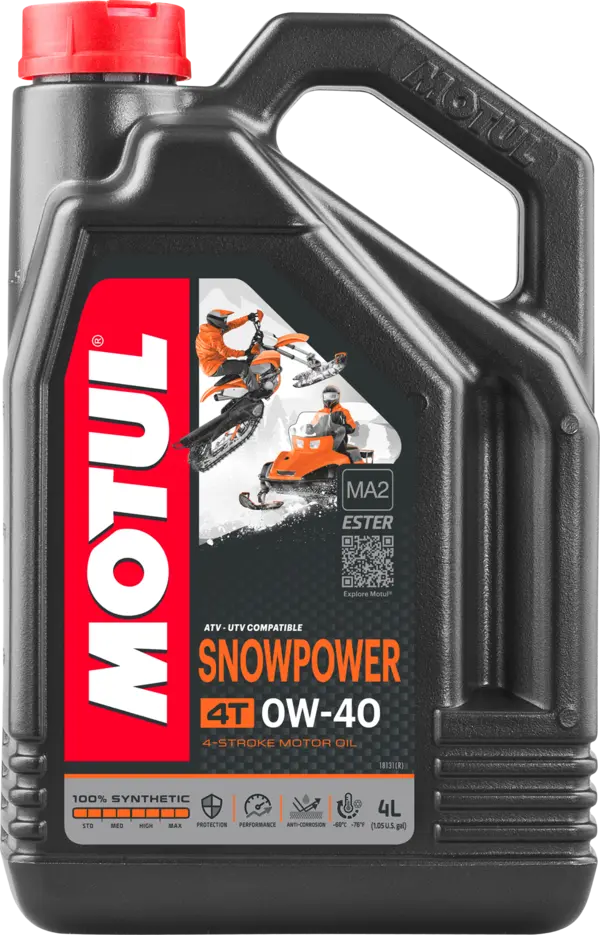 SNOWPOWER 0W40 FULL SYNTHETIC MOTOR OIL