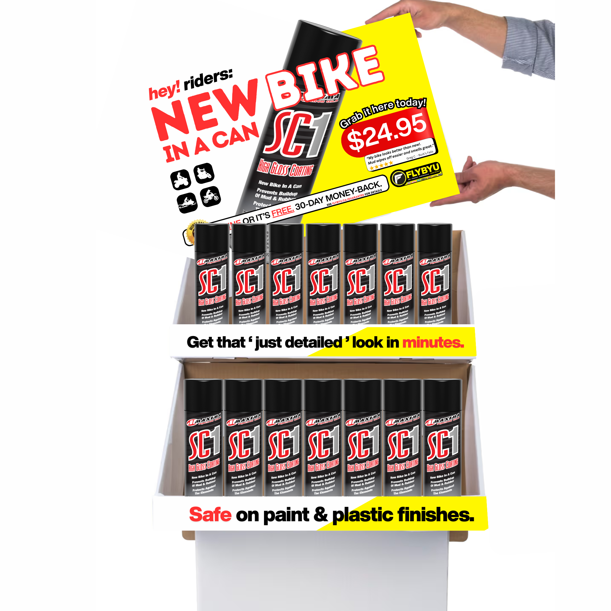 Starter Kit – SC1 Display (60 cans + stand) *B2B Only