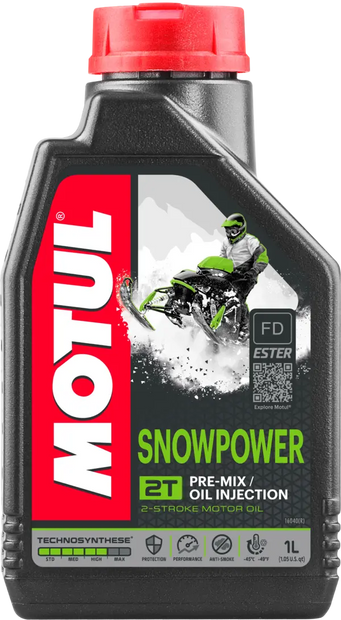 SNOWPOWER TWO-STORKE SEMI-SYNTHETIC MOTOR OIL