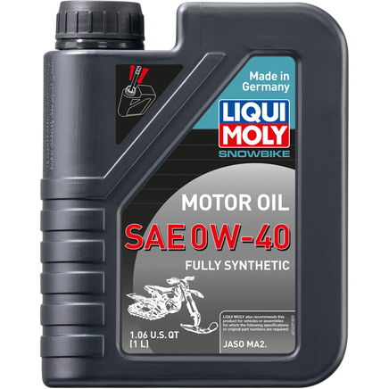 0W40 FULL SYNTHETIC SNOWBIKE OIL