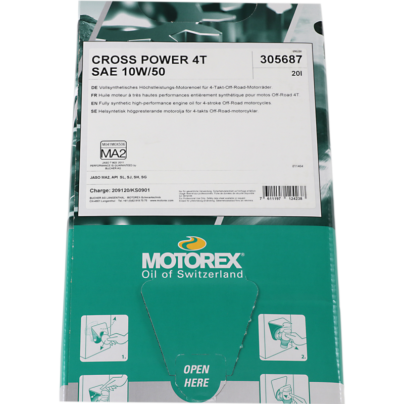Motorex 4T Cross Power 5W40/10W50/10W60